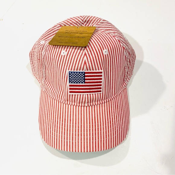 INFINITY HER Ladies Seersucker style, adjustable baseball cap OSFM - Picture 11 of 13